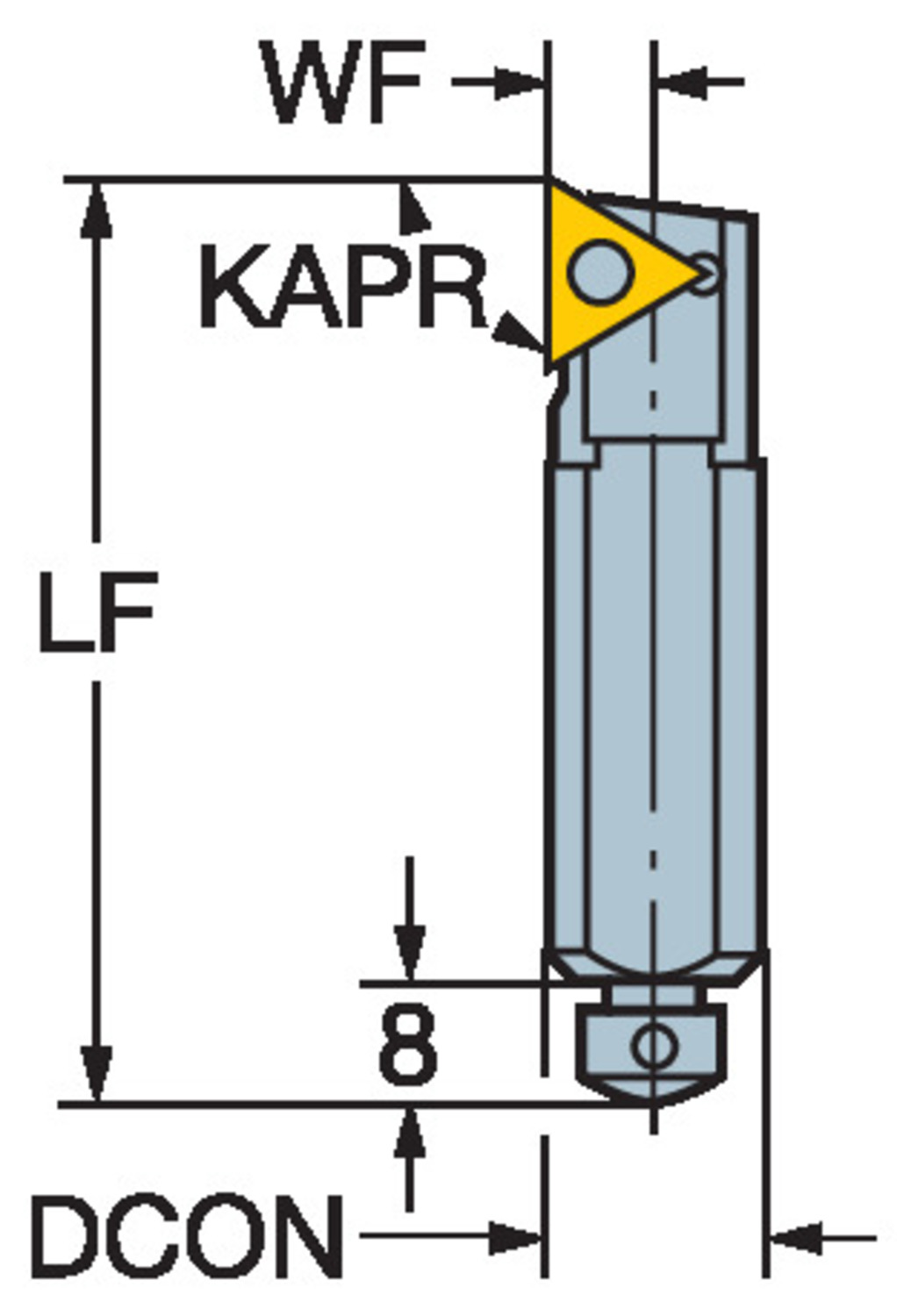 CoroTurn® 107, wkładka tokarska L141.0-16-11