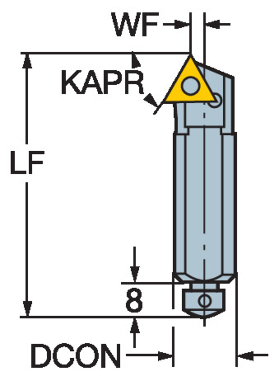 CoroTurn® 107, wkładka tokarska L140.0-20-16