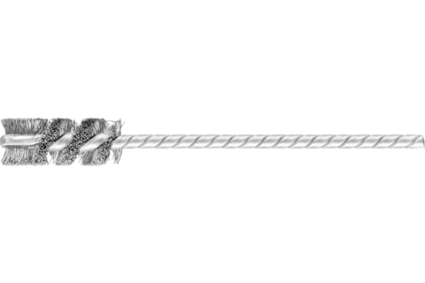 Szczotka wewnętrzna IBU Ø10 × 25 mm trzpień Ø3,2 mm drut stalowy Ø0,12