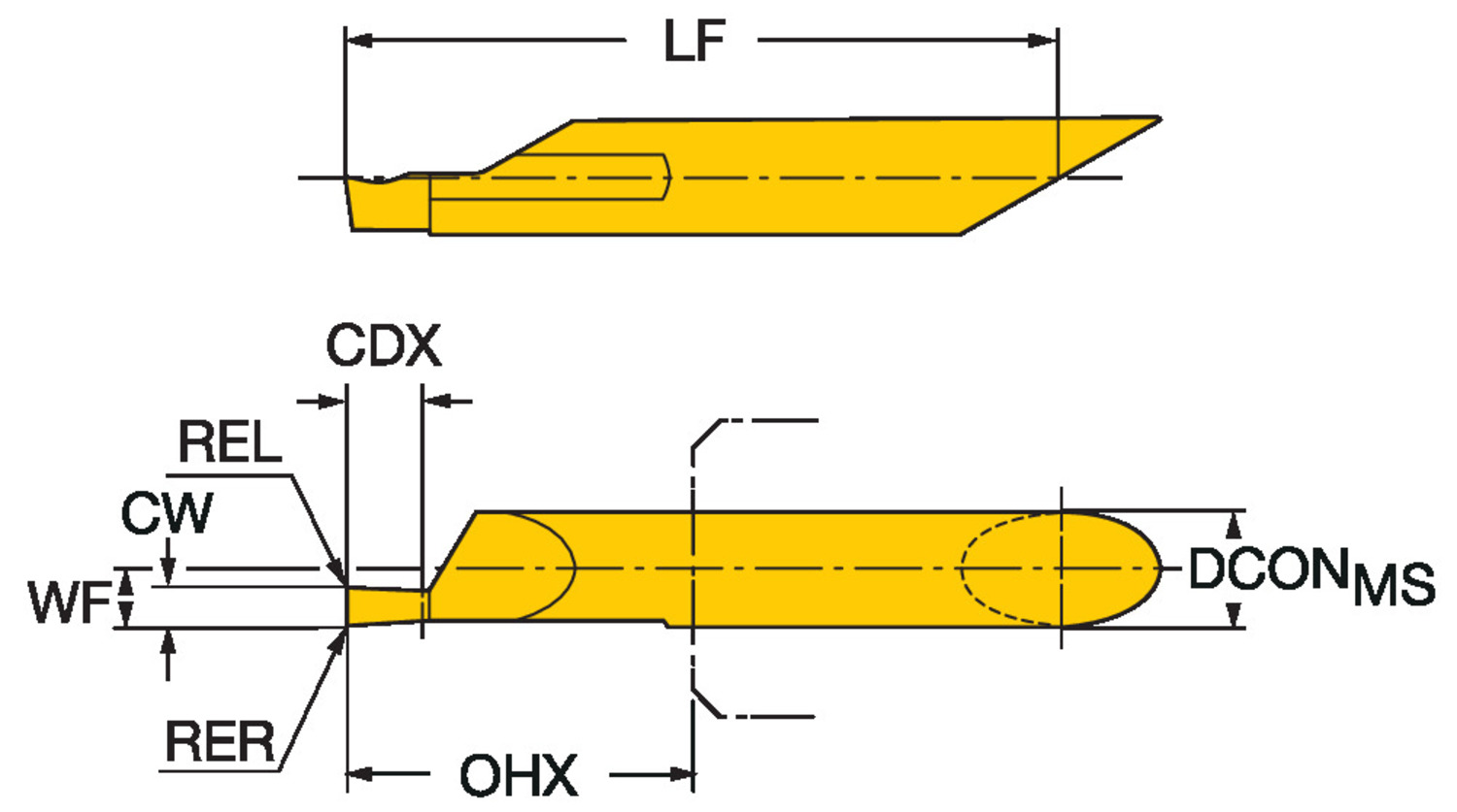CoroTurn® XS, węglikowy wytaczak do rowków czołowych CXS-06F200-6215BL   1025