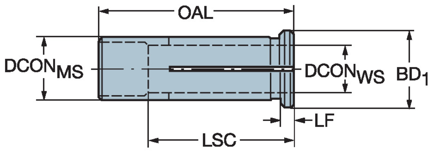 Tuleja cylindryczna 393.CGS-12 03 40