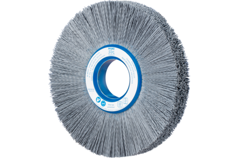 Szczotka kompozytowa tarczowe FLEX RBUP Ø200 x 25 x 50,8 mm włókno SiC do otworu Ø0,55 mm, ziarno 320, stacjonarne