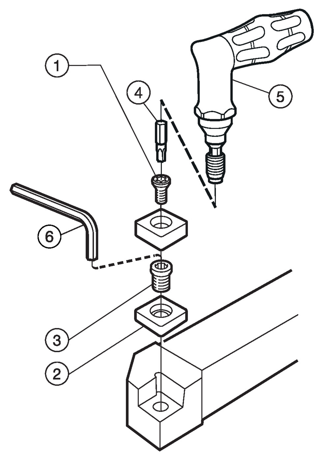CoroTurn® 107, oprawka z chwytem tradycyjnym do toczenia SCLCL 1212F 09-M