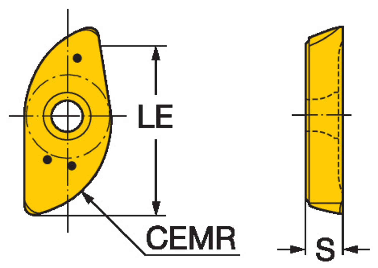 CoroMill® 216, płytka do frezu z czołem kulistym R216-40 07 M-M      1025