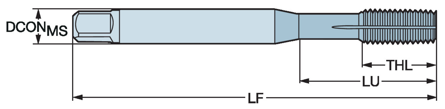 CoroTap™ 400, gwintowygniatak T400-NM100AA-M4     N1PC