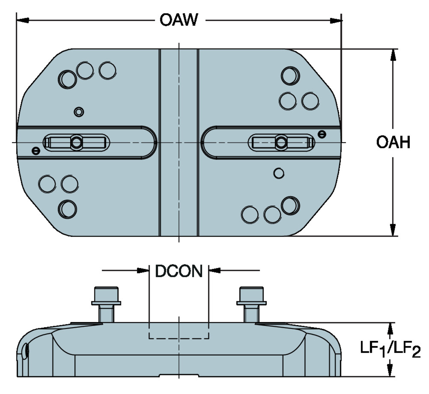 Adapter nasadzany do korpusu narzędziowego CoroBore® XL A33-R822XLS17-LL030