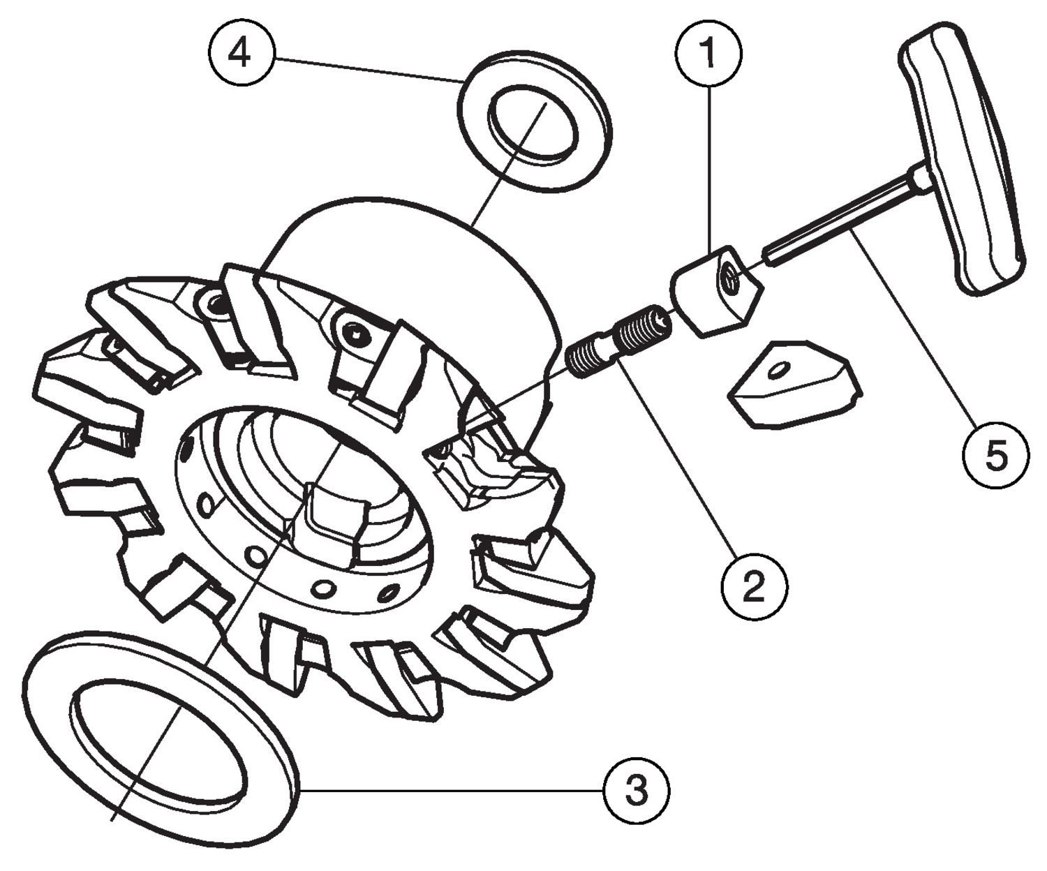 CoroMill® 162, frez do kół zębatych 162-140Q32-60