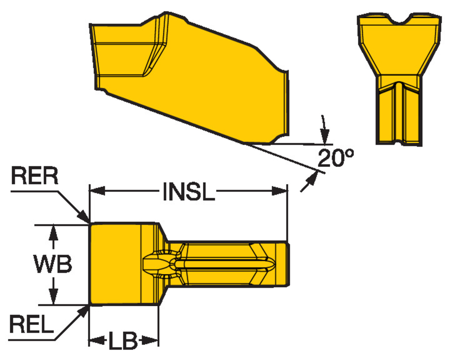 CoroCut® QD, półfabrykat węglikowy QD-NF-0340-0002-BG  H10F