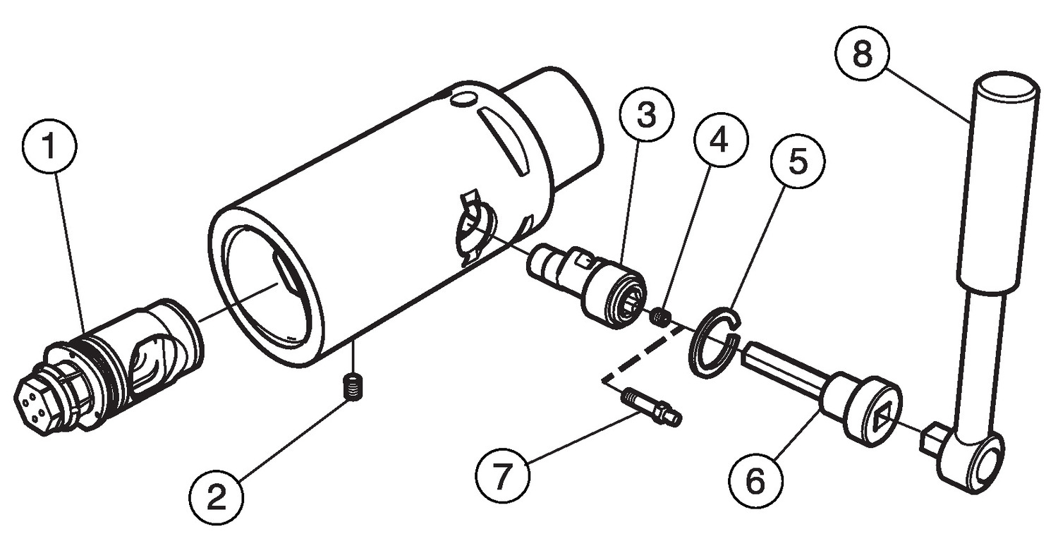 Adapter redukcyjny z szybkomocującym złączem Coromant Capto® C8-QC-C6-120