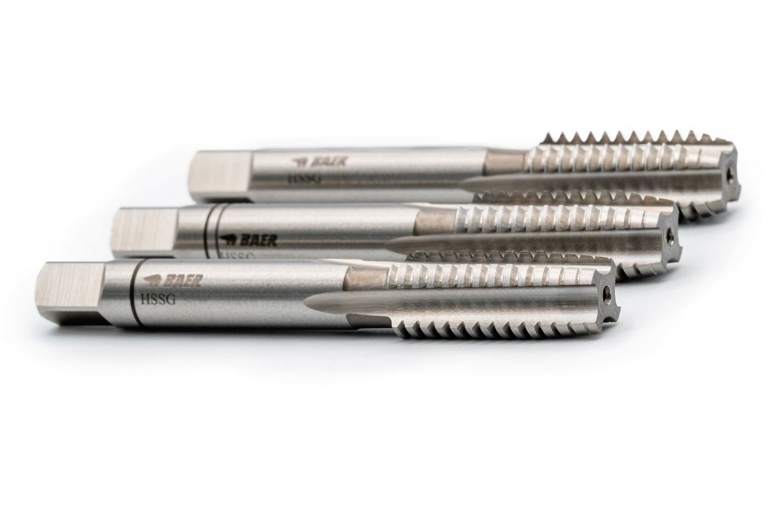 Gwintownik ręczny metryczny HSSG C-Form ISO2/6H R (3 szt.) DIN352 M3 x 0.5
