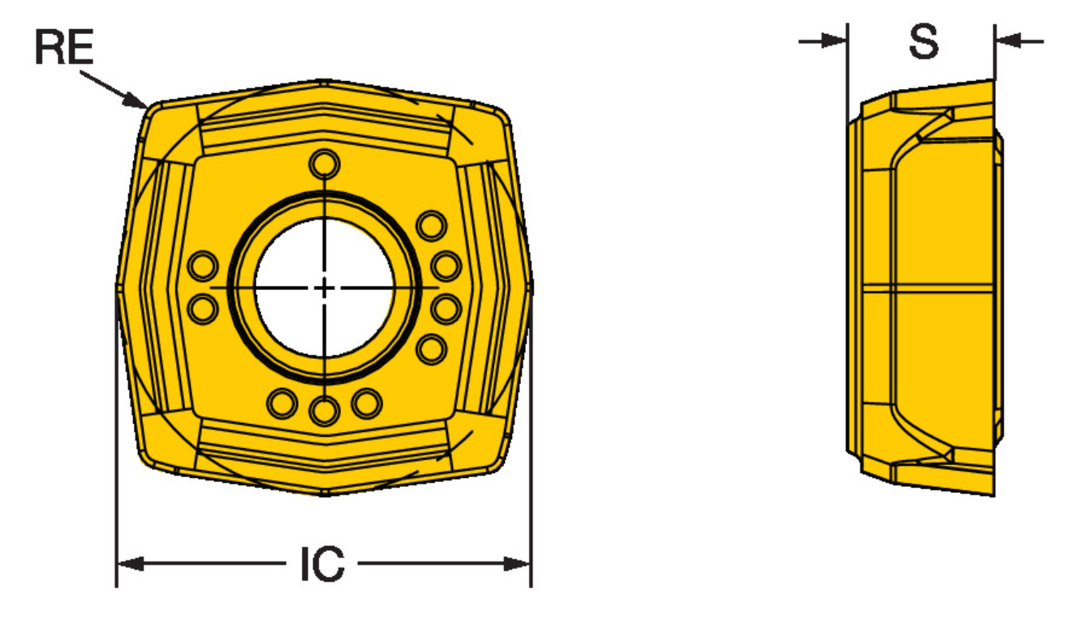 Płytka do wierteł CoroDrill® DS20 DS20-0508-C-L5      1144