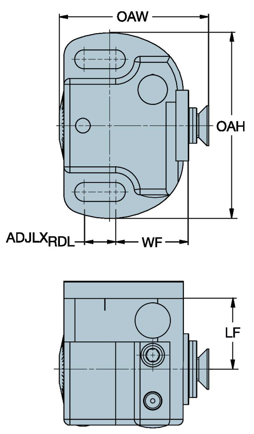 CoroBore® 826, głowica do wytaczania wykończeniowego S20-R826C-E024HP