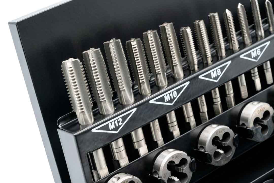 Zestaw HSSG: Gwintowniki ręczne | Narzynki | Narzędzia: M3-12