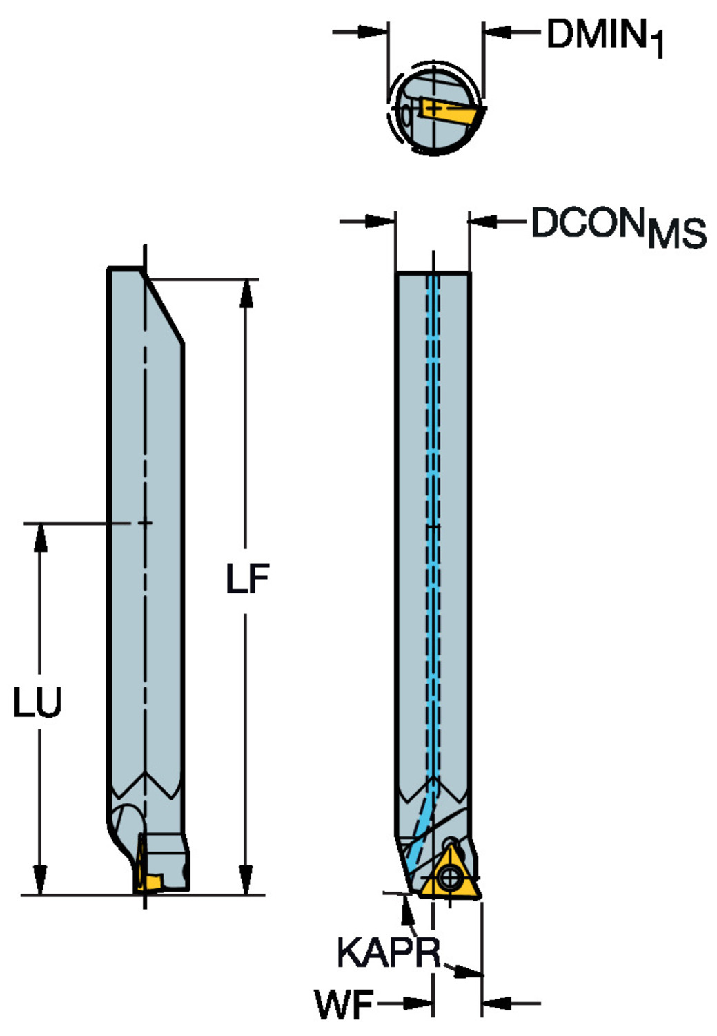 CoroTurn® XS, wytaczak CXS-06-08 030TC05
