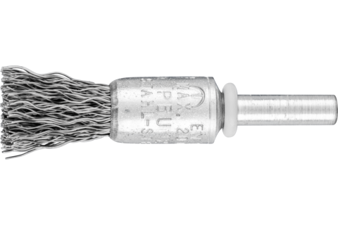 Niepleciona szczotka-pędzelek PBU Ø13 mm trzpień Ø6 mm drut stalowy Ø0,35