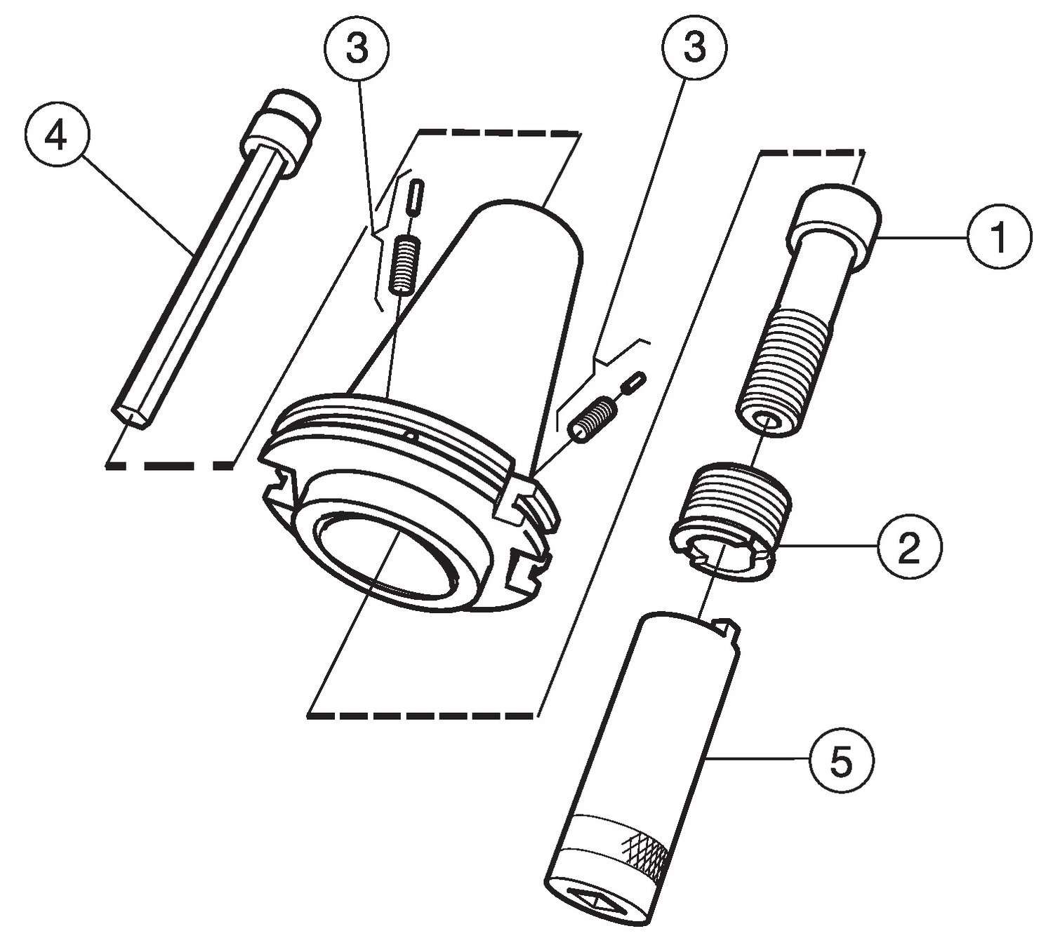 Adapter tokarski ze złącza MAS-BT 403 na złącze Coromant Capto® C4-390.680-30 050Y