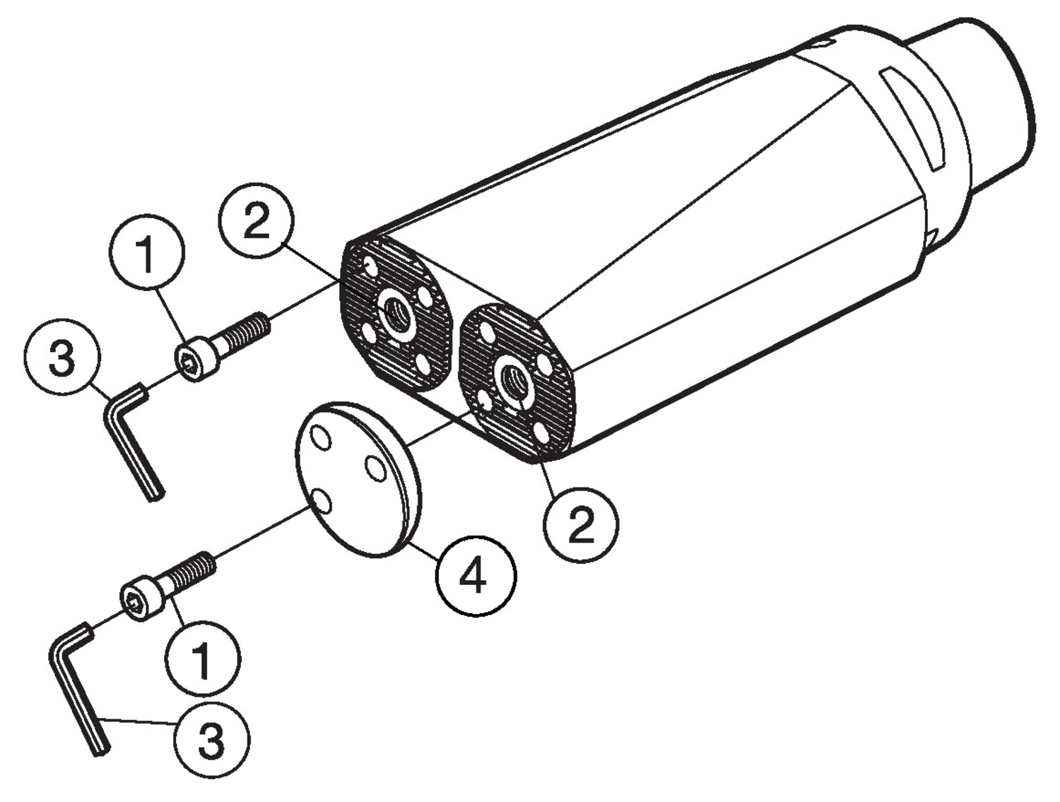 Wytaczak do dwóch głowic CoroTurn® SL C8-SL-2C81 180-40-2