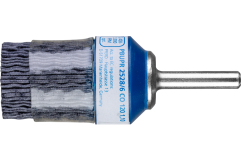 Szczotka kompozytowa pędzelkowe FLEX RBUP Ø25 mm, trzpień Ø6 mm, włókno ceramiczne Ø1,00 mm, ziarno 120, stacjonarne