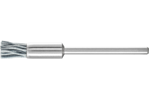 Miniaturowa szczotka-pędzelek PBU Ø5 mm trzpień Ø2,34 mm włókno SiC Ø0,55 mm ziarno 320