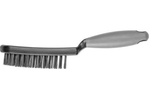 Szczotka ręczna z plastikowym korpusem i ergonomicznym uchwytem HBUP 5-rzędowa drut stalowy Ø0,40