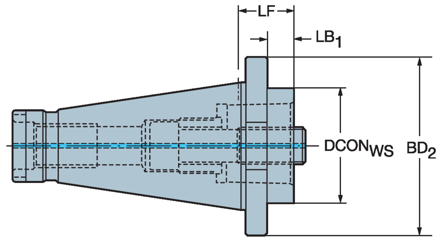 Adapter ze złącza NMTB na złącze Coromant Capto® C6-A390.00-50 030