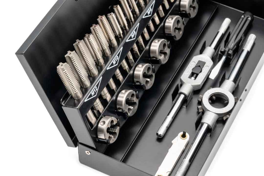 Zestaw HSSG: Gwintowniki ręczne | Narzynki | Narzędzia: M3-12