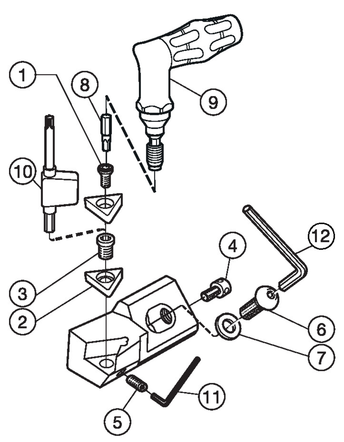 CoroTurn® 107, wkładka tokarska STSCL 10CA-11