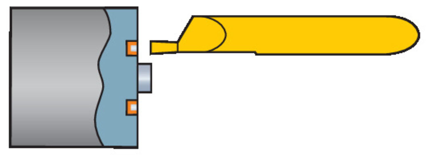 CoroTurn® XS, węglikowy wytaczak do rowków czołowych CXS-06F200-6215BL   1025