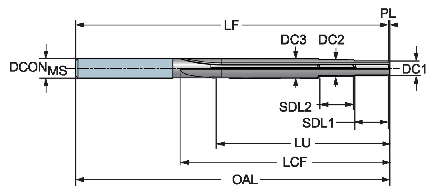 CoroDrill® 452, rozwiertak węglikowy 452.R-1112-025A0-CM H10F