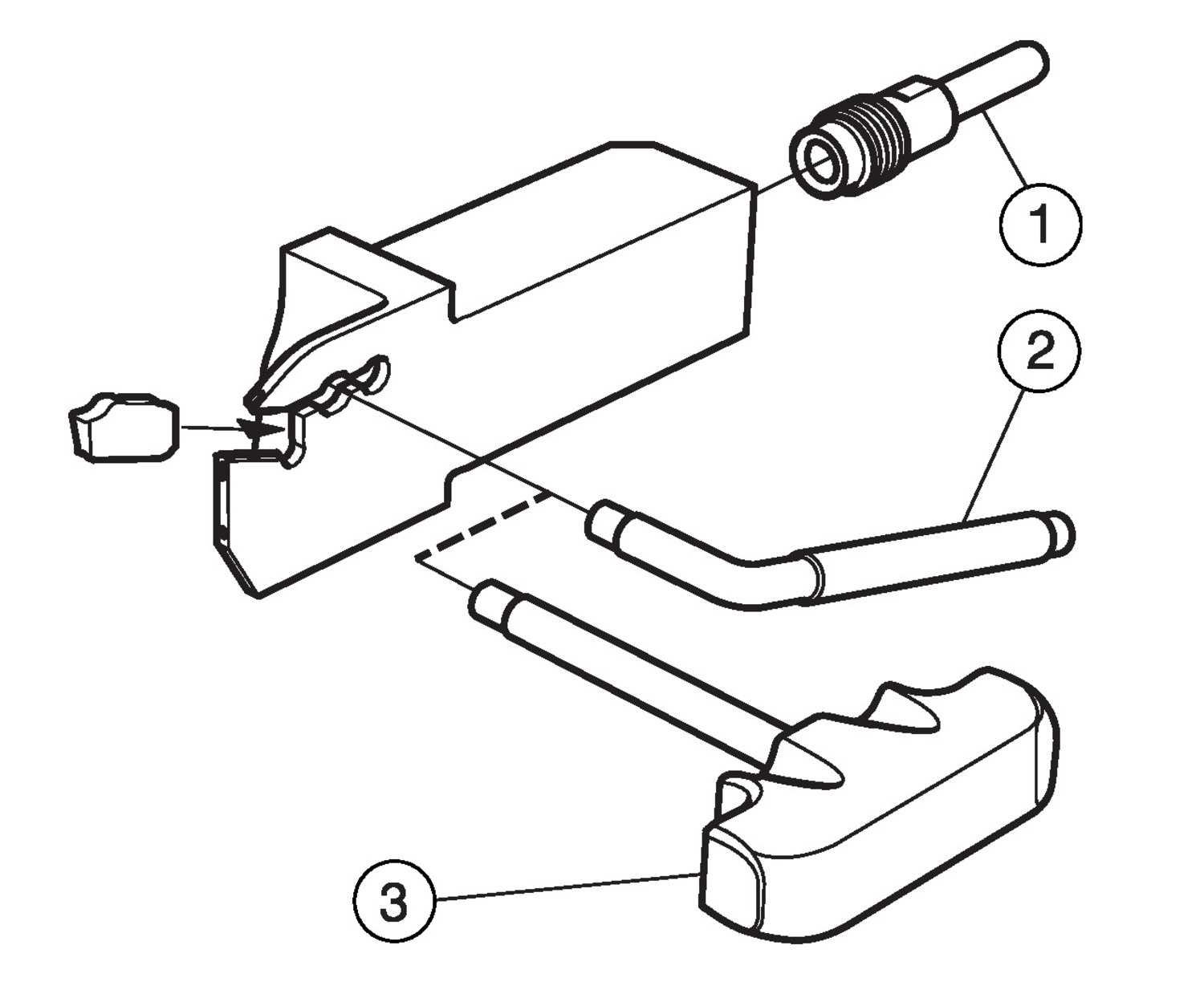 CoroCut® QD, oprawka systemu QSdo przecinania i toczenia rowków QS-QD-RFF0800C10S