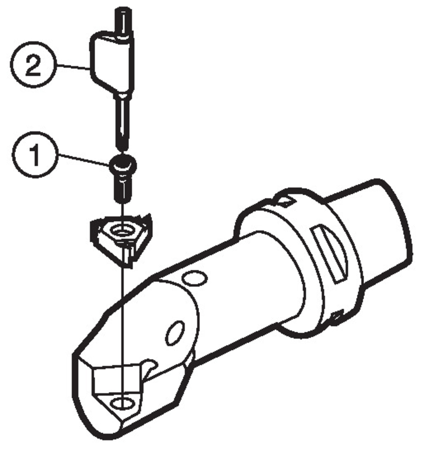 T-Max® U-Lock, narzędzie do toczenia gwintów C4-R166.0KFZ12060-11