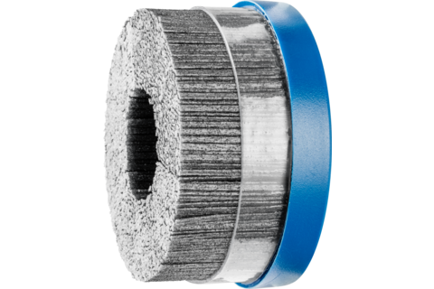 Szczotka kompozytowa talerzowe DBUR Ø100 x 22,2 mm włókno SiC do otworu Ø1,14 mm, ziarno 80, stacjonarne