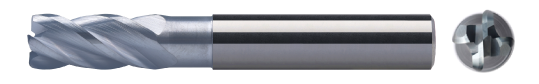 Frez promieniowy VHM NiTiCo 30 AlCrN Z4 ⌀12x26x83