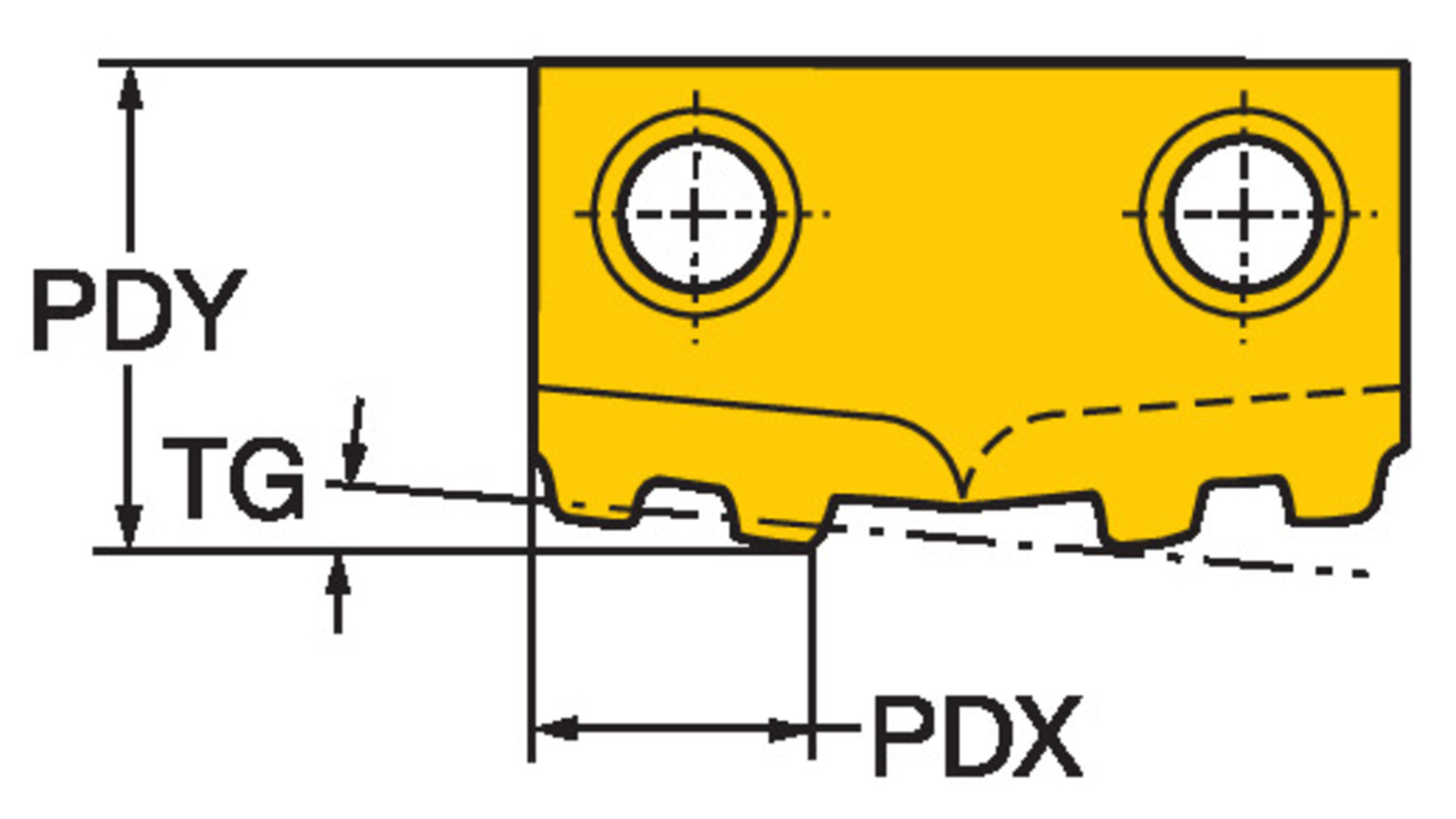 T-Max® Twin-Lock, płytka do toczenia gwintów R166.39L-24RD04-080 1125