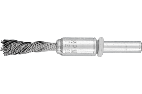 Pleciona szczotka-pędzelek SINGLETWIST PBGS Ø10 mm trzpień Ø6 mm drut stalowy Ø0,35 mm