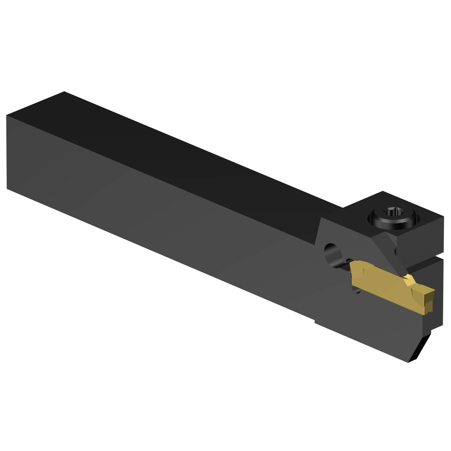 CoroCut® 1-2, oprawka z chwytem tradycyjnym do przecinania i toczenia rowków LF123G040-10B