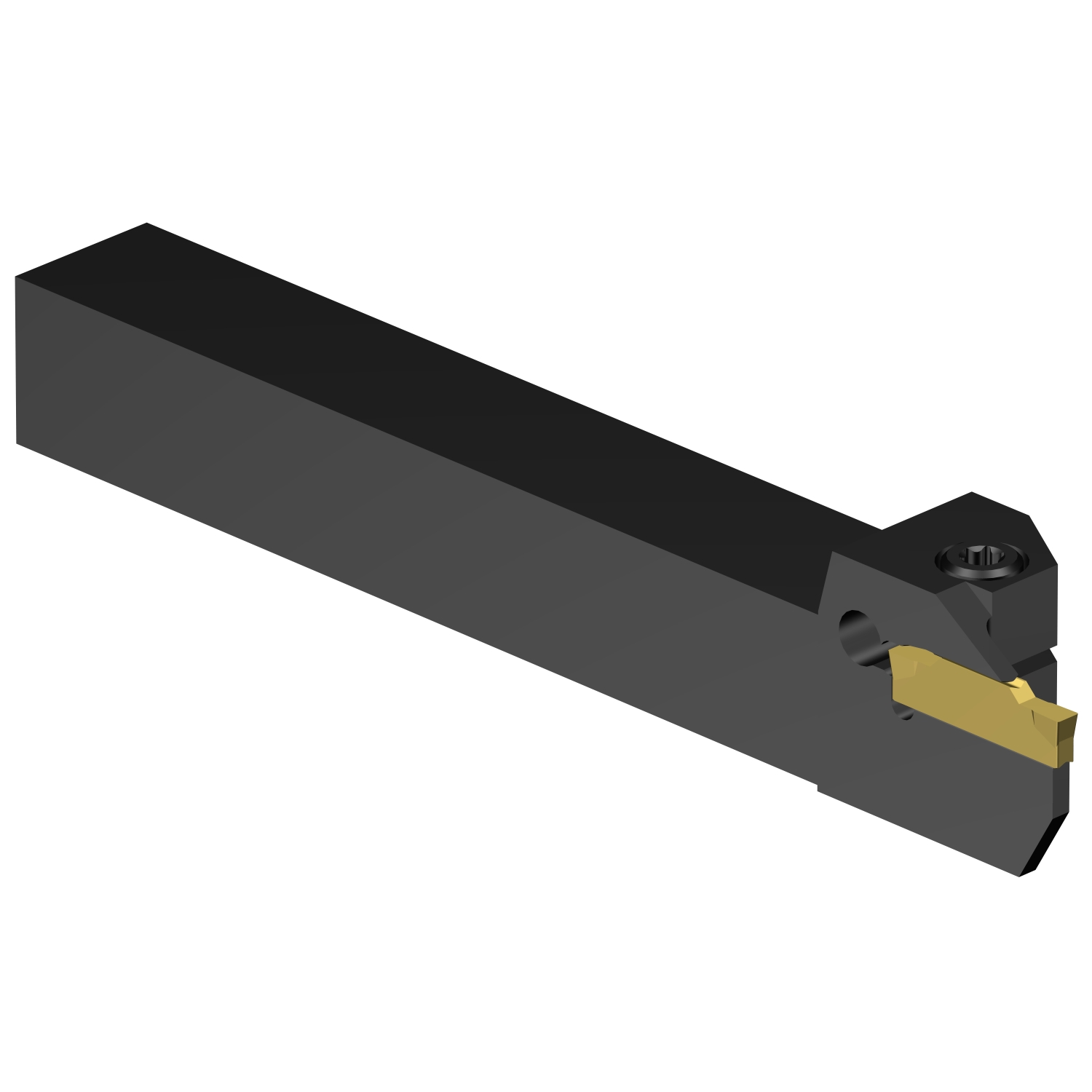 CoroCut® 1-2, oprawka z chwytem tradycyjnym do przecinania i toczenia rowków LF123F10-1616B