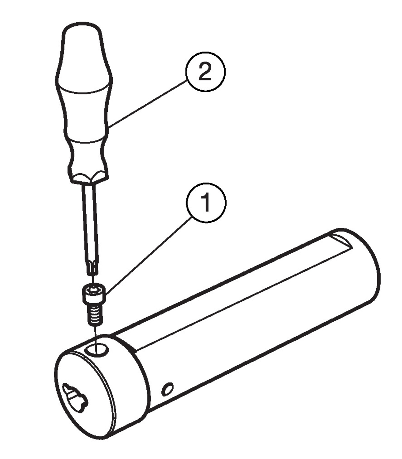 Adapter z chwytu cylindrycznego ze spłaszczeniem na złącze CoroTurn® XS CXS-A0750-10