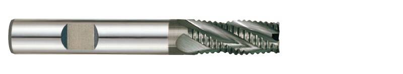 Frez palcowy VHM K-2 “Long” do obróbki zgrubnej FL 30° 10.0x10x22x72