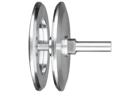 Uchwyt narzędziowy BO do szczotek tarczowych Ø200 mm z otworem 22,2 na trzpieniu 12 mm