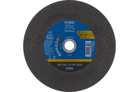 Ściernica tarczowa do cięcia EHT 230 × 3,0 × 22,23 mm prosta linia uniwersalna PSF STEEL do stali
