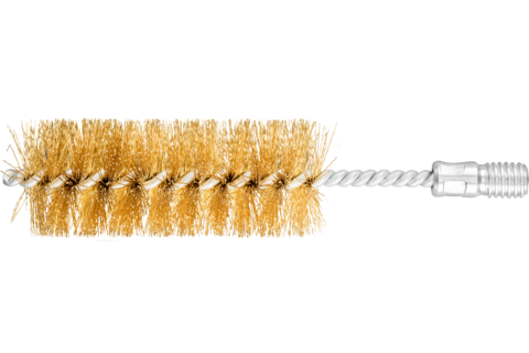 Szczotka wewnętrzna IBU Ø38 × 100 mm gwint 1/2" BSW drut mosiężny Ø0,35