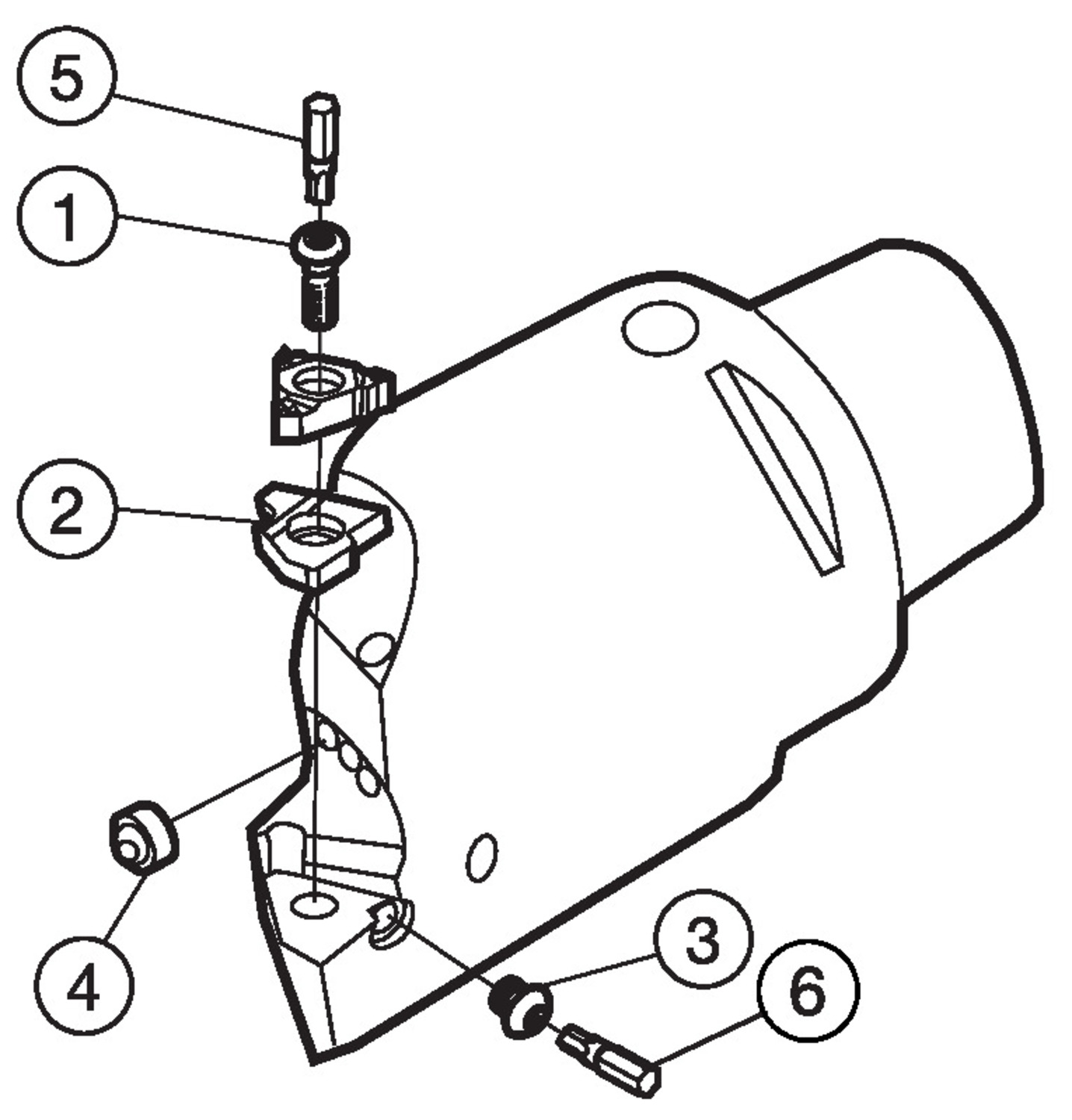 CoroThread® 266, narzędzie do toczenia gwintów C6-266RS16100-22HP
