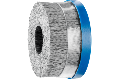 Szczotka kompozytowa talerzowe DBUR Ø100 x 22,2 mm włókno SiC do otworu Ø0,55 mm, ziarno 320, stacjonarne