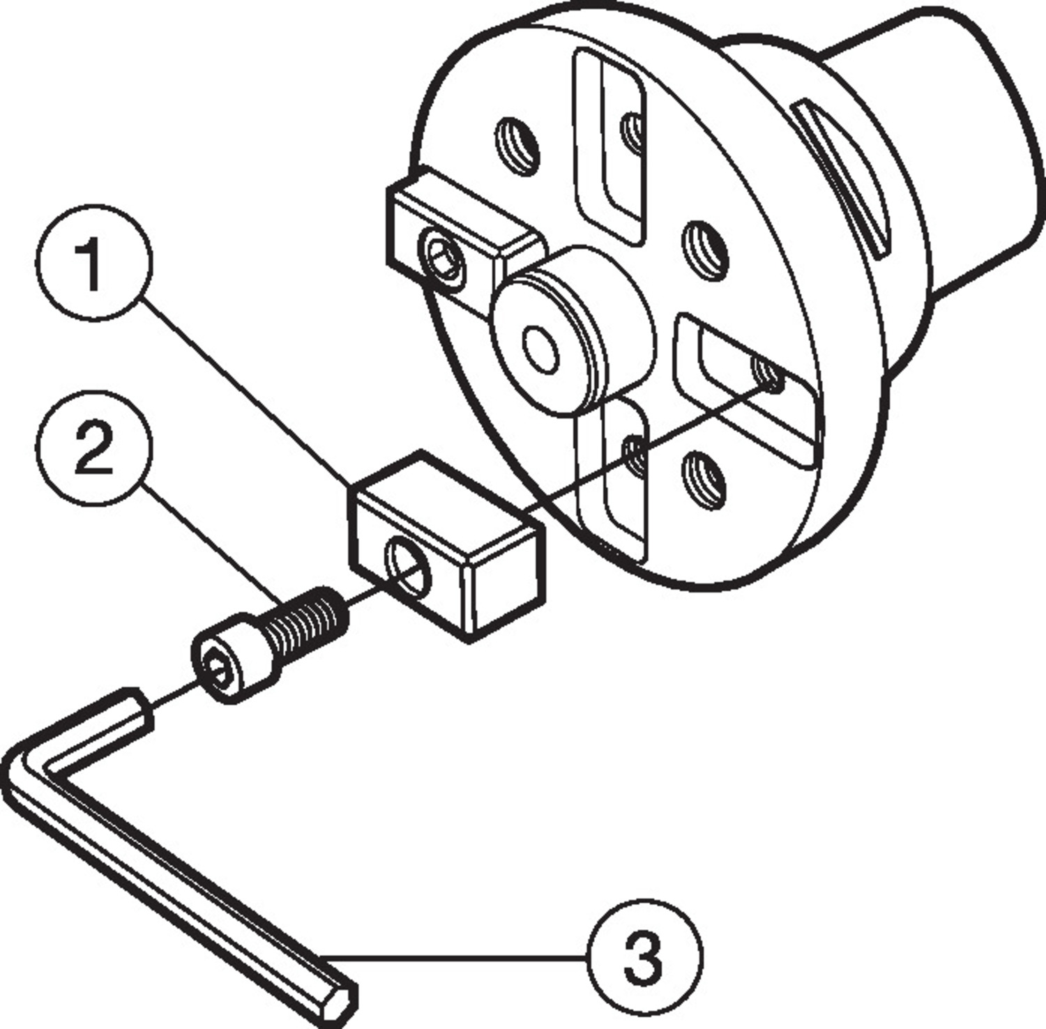 Adapter ze złącza Coromant Capto® na złącze CoroBore® XL C10-391.XL-40 070