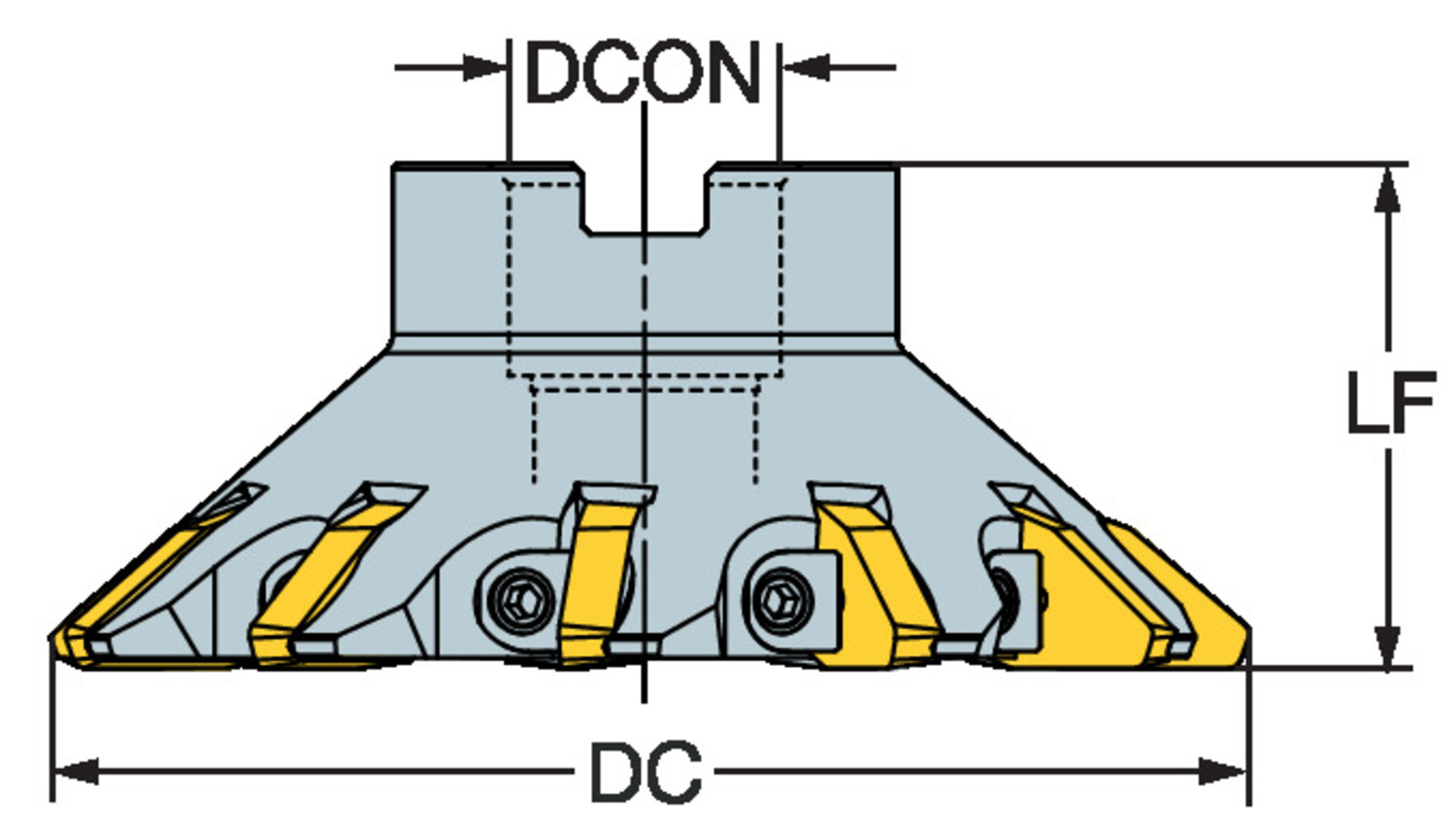 CoroMill® 162, frez do kół zębatych 162-140Q32-60