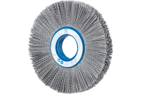 Szczotka kompozytowa tarczowe FLEX RBUP Ø200 x 25 x 50,8 mm włókno SiC do otworu Ø1,00 mm, ziarno 80, stacjonarne
