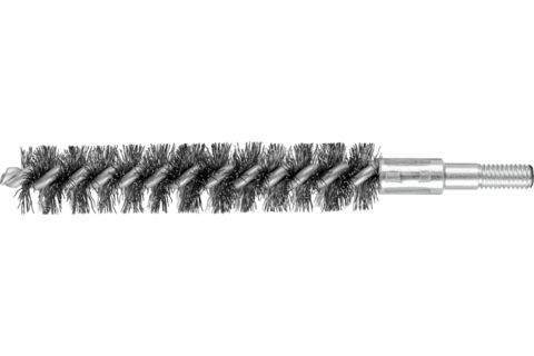 Szczotka wewnętrzna IBU Ø15 × 80 mm M6 drut stalowy Ø0,20