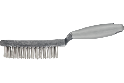 Szczotka ręczna z plastikowym korpusem i ergonomicznym uchwytem HBUP 3-rzędowa drut stalowy Ø0,40