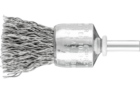 Niepleciona szczotka-pędzelek PBU Ø20 mm trzpień Ø6 mm drut stalowy Ø0,50